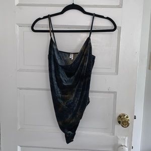 Out From Under Drapey Cowl Neck Bodysuit